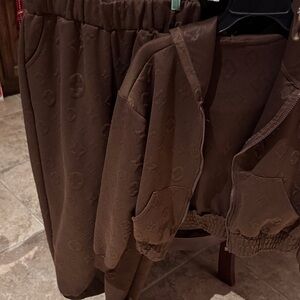 Brown Monogram Tracksuit